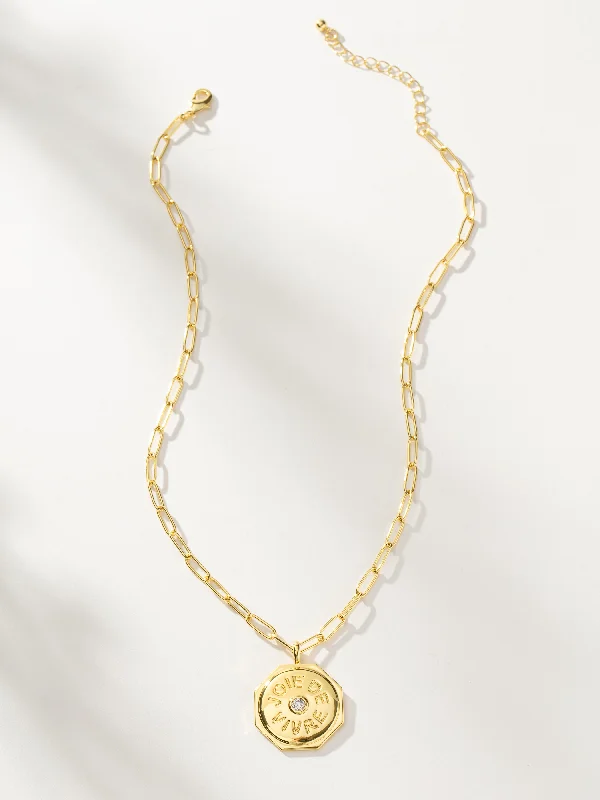 Vintage-inspired necklaces for women-Joie De Vivre Pendant Necklace