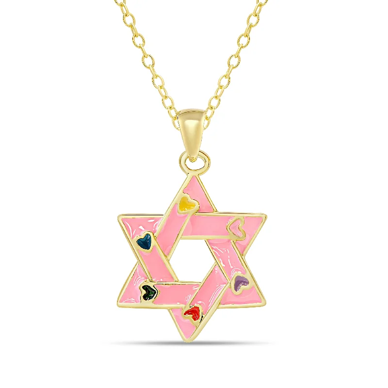 Unique necklaces with opal stones-Star of David Pendant