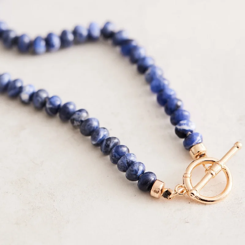 Personalized necklaces with zodiac signs-Sodalite Necklace