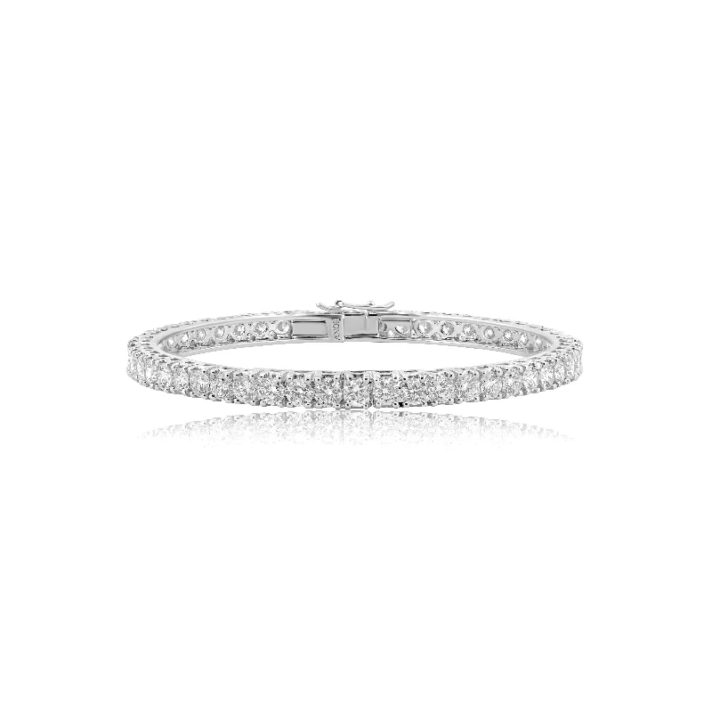 Classic bangles with cubic zirconia-10.70 ct TW Diamond Bangle