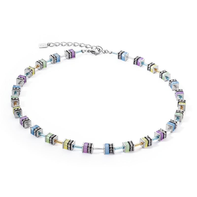 Sparkling necklaces with diamonds for women-Sparkling Classic Pastel necklace multicolour