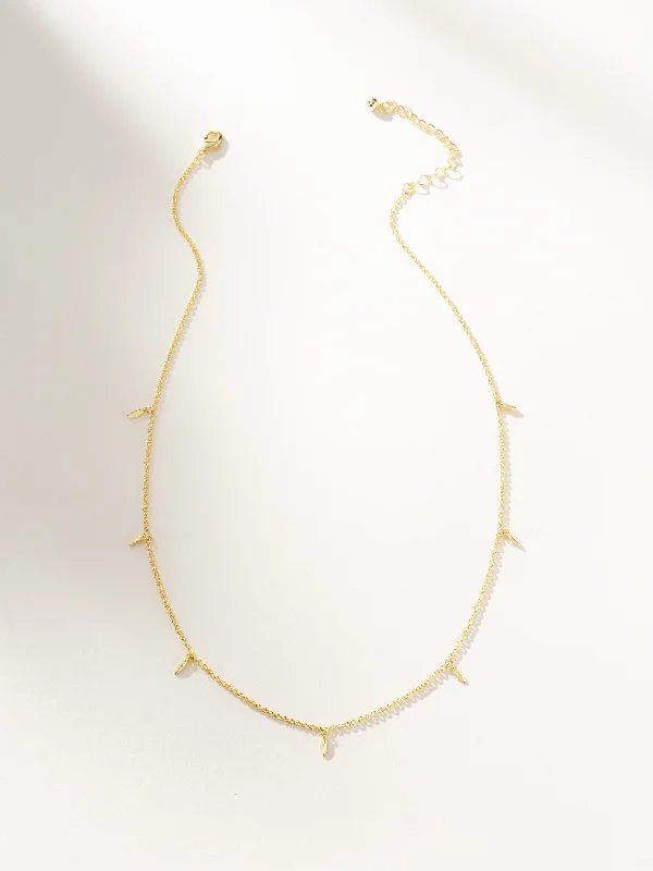 Stunning gold necklaces for women-Dainty Layering Necklace