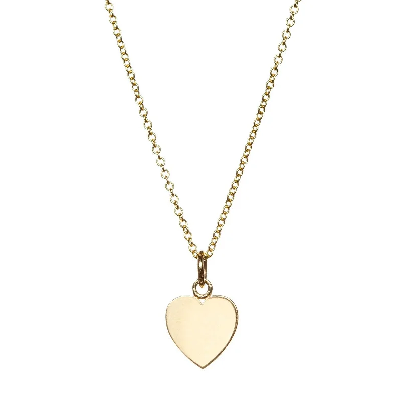 Simple yet elegant gold necklaces-Windsor Heart Pendant Necklace