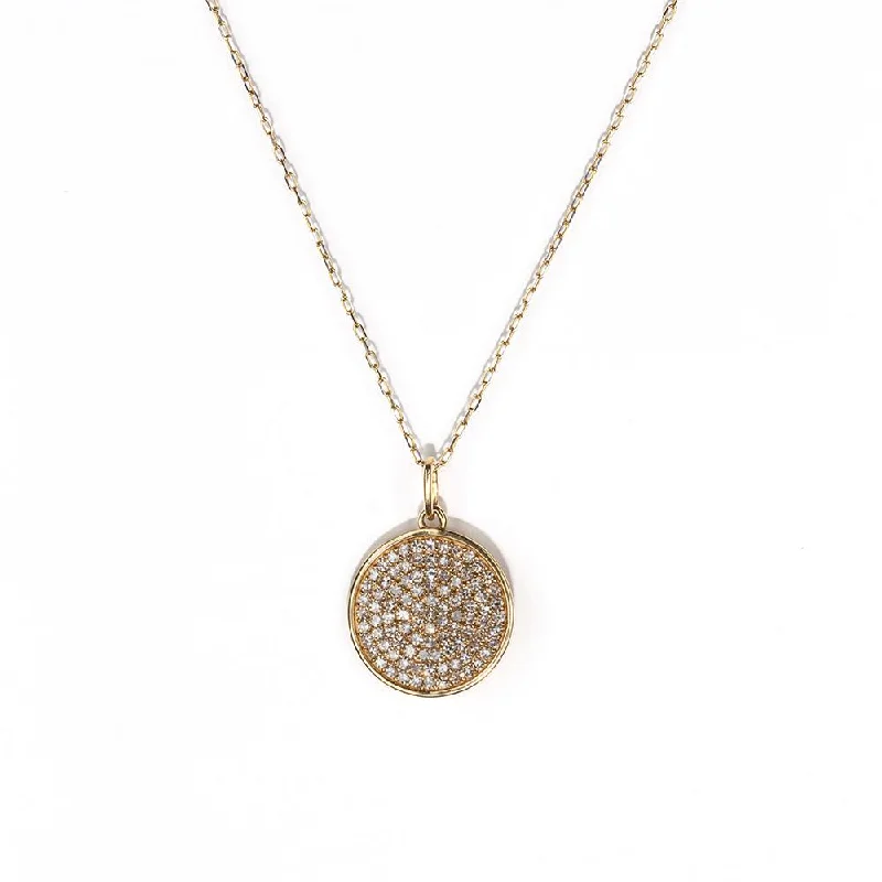 Simple gold necklaces for daily wear-Orbit Necklace