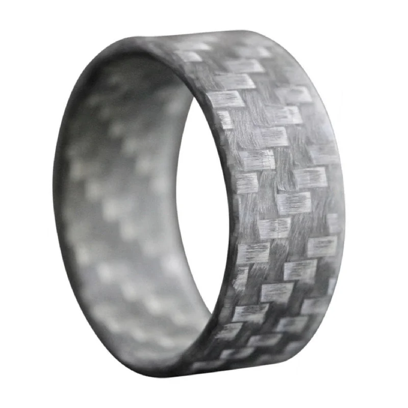 Elegant rings for gift-giving-Lightweight Glass Fiber Men's Wedding Band