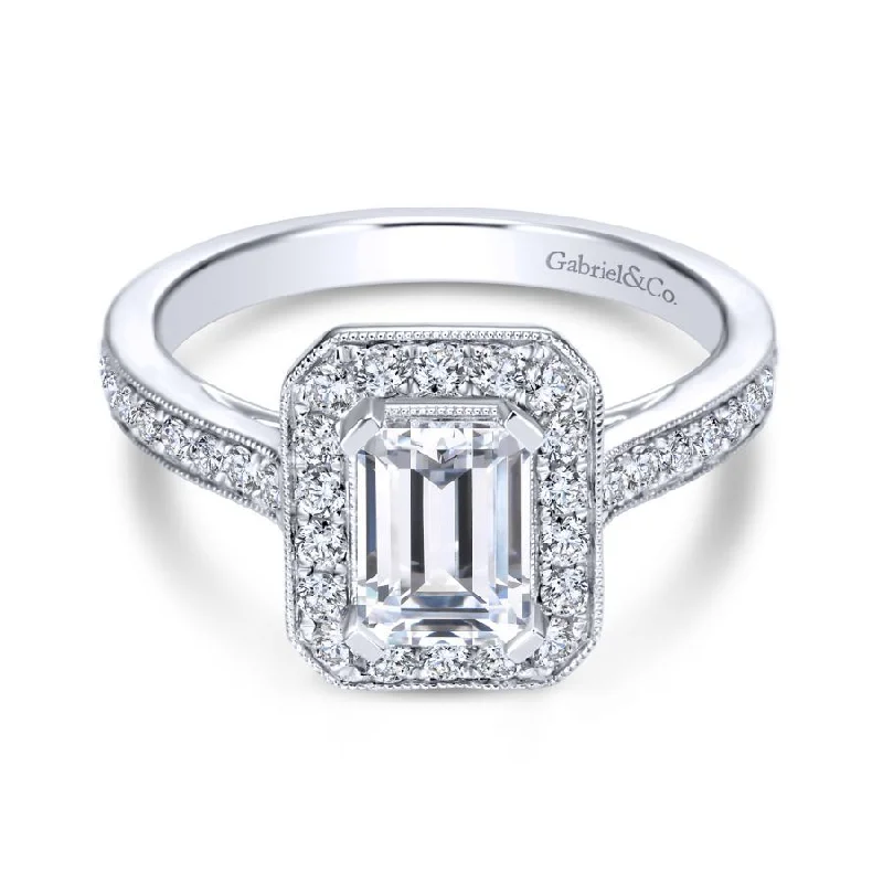 Custom-designed engagement rings for women-Corinne Engagement Ring Setting