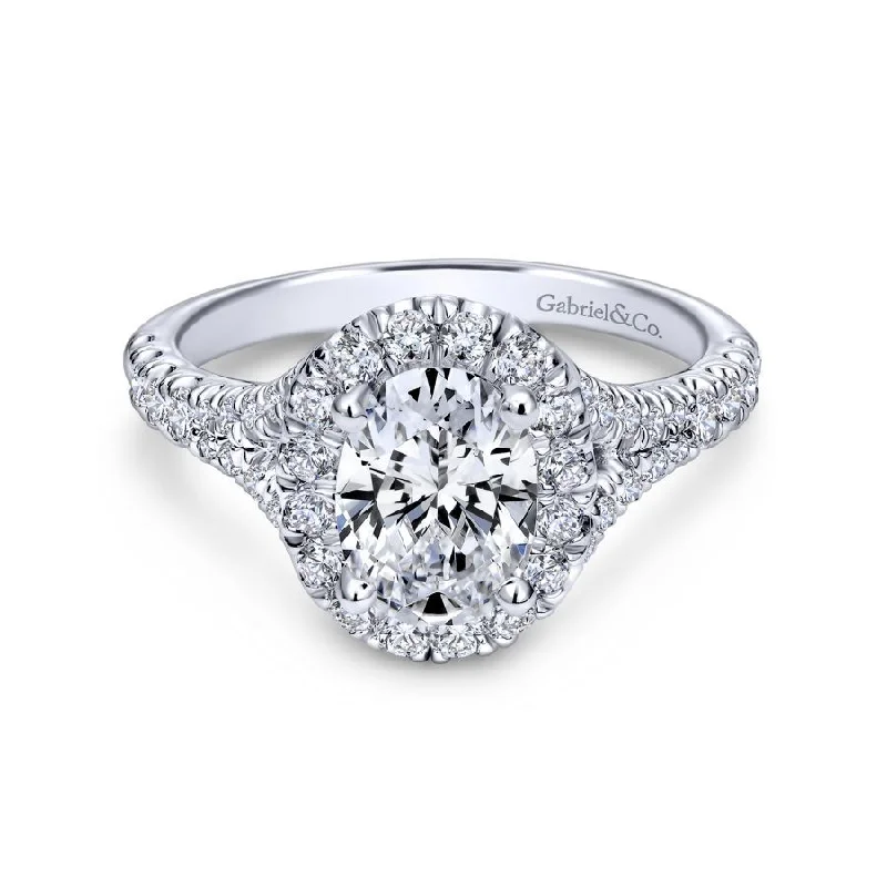 Elegant solitaire engagement rings-Kennedy Engagement Ring Setting